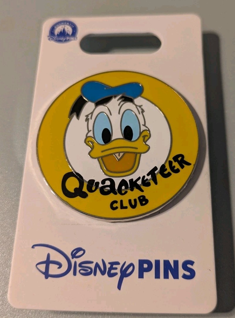 New Disney Parks Donald Duck Quackateer Club Pin