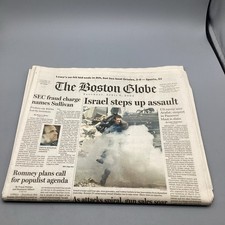 April 6, 2002 The Boston Globe War On Terror Full-Newspaper