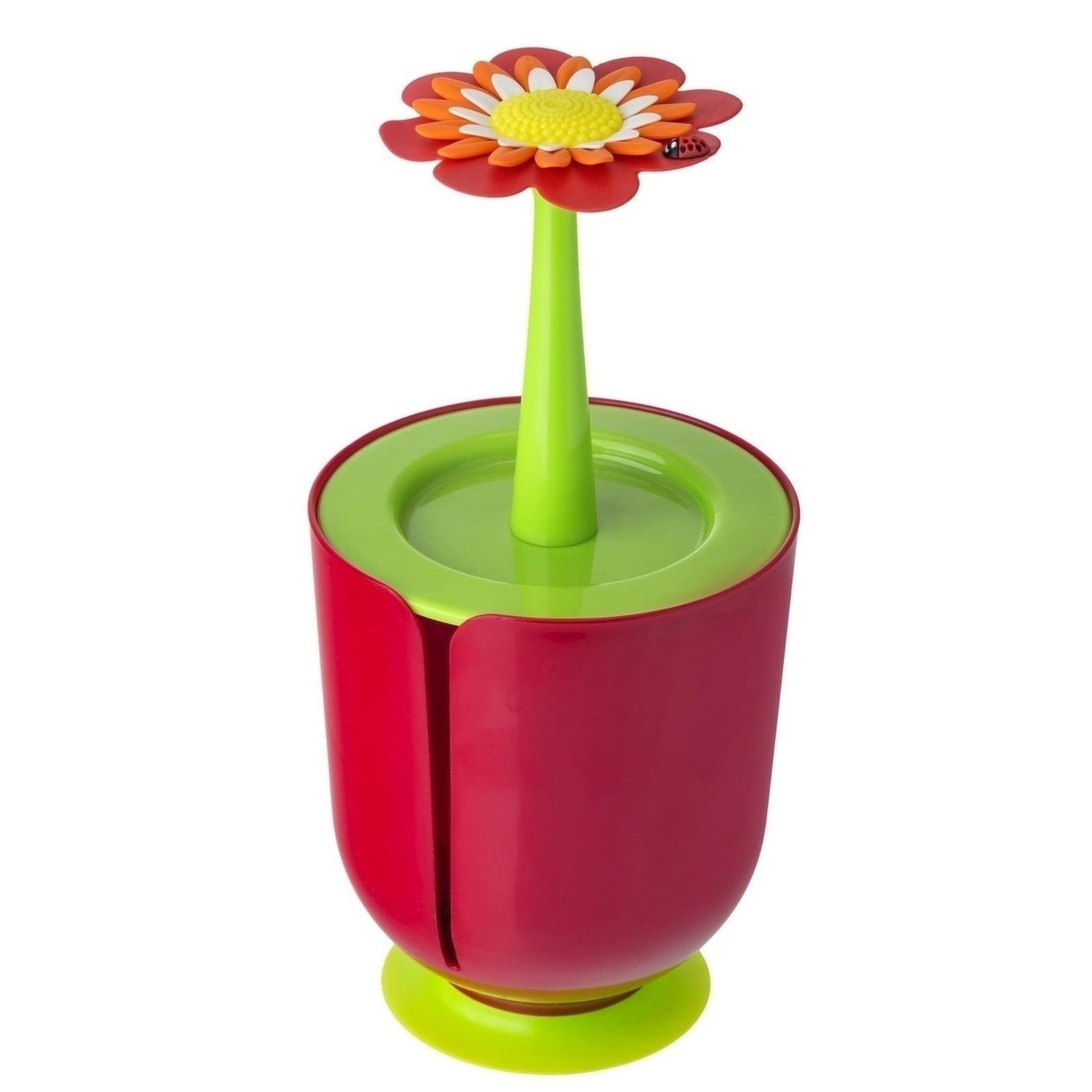 VIGAR Flower Power Porta Rotolo da Bagno, Polipropilene, Gomma, (a8e)