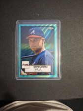 2021 Topps Chrome Platinum Anniversary David Justice #586  Teal Refractor