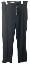 NEW womens L Halara black pull on pants Black Straight Poly Elastane 7/8 D39