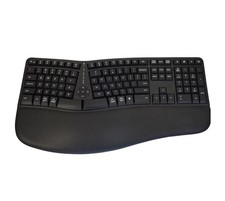 Meetion Ergonomic Black Keyboard with English Layout