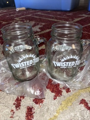 2 Mason Twisted Tea Hard Ice Tea Free Shipping