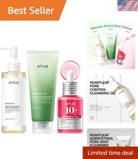 Beginner-Friendly 3-Step Korean Glass Skin Set: Brightening Cleanser  Serum