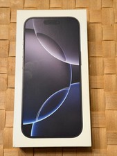 Apple Black Titanium iPhone 16 Pro OEM EMPTY ORIGINAL BLACK TITANIUM 1 BOX ONLY