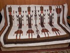 Vintage Southwest Decor Woven Yei Rug ~ LARGE 50"H x 80"L ~ VGUC — photo 9