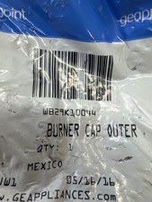 Genuine OEM General Electric WB29K10044 Range Outer Surface Burner Cap - Black