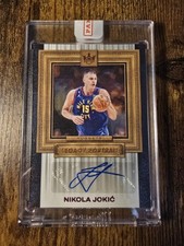 Nikola Jokic Legacy Portrait Autograph /8 Panini Court Kings Basketball 2023-24