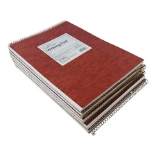 6/CT Tops Ampad Graph Ruled Notepad 8.5" x 11.75" Wide Ruled Front Back *READ*
