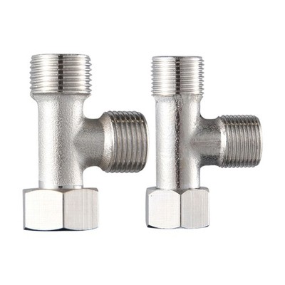 Corrosion Resistant T Shaped Adapter Connectors Splitter For Plumbing Systems