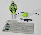 S-640 VINTAGE 1980'S HASBRO GI JOE SCI-FI - COMPLETE WITH FILE CARD