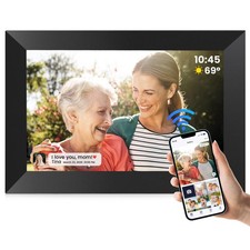 10.1" WiFi Digital Picture Frame: Share Photos  Videos Instantly via Phone