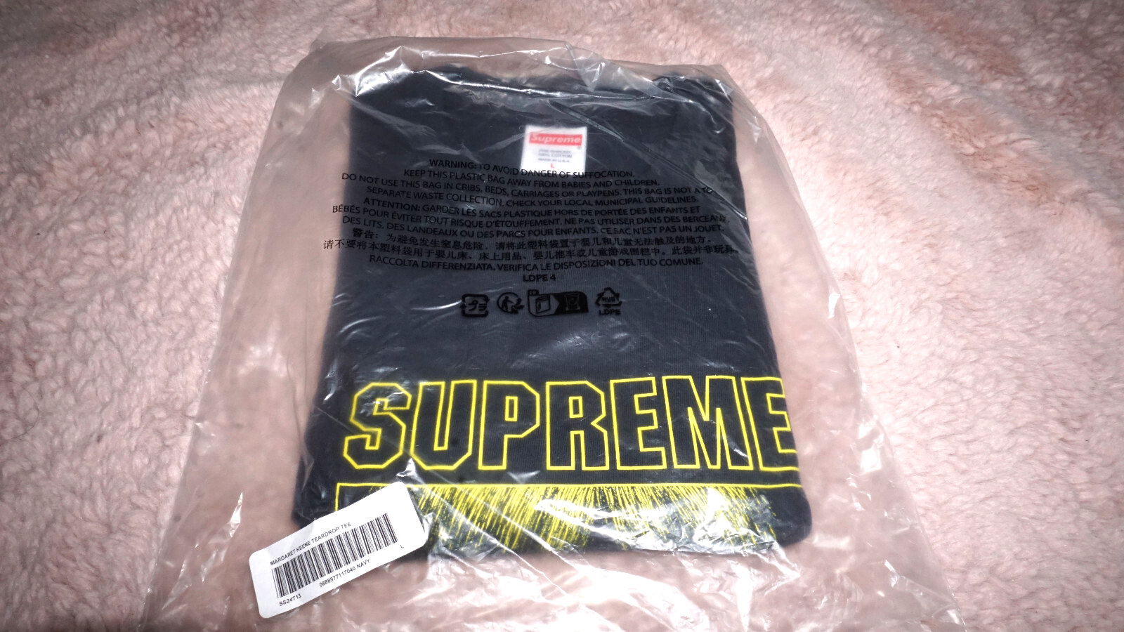 SUPREME T Shirt MARGARET KEENE TEARDROP TEE L Large SS24T13