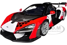 MCLAREN SENNA #22 BLACK "GT RACING" 1/24 DIECAST MODEL CAR BY MOTORMAX 73791