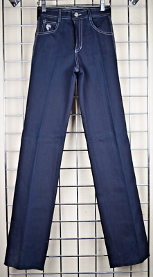 Vintage Denim Jeans W25 Size S 70s Flaming Devils Indigo