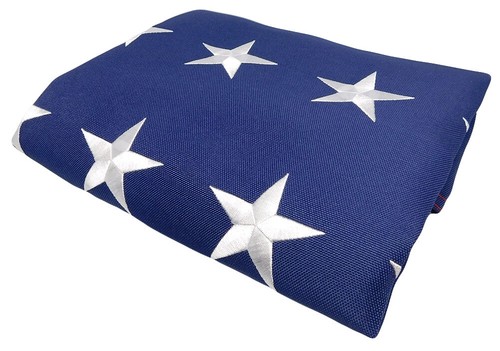 3X5 USA 28 Star Stars Linear Historical Nylon 600D 2-Ply Embroidered Flag Banner - Picture 3 of 9
