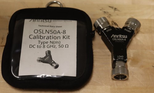 Anritsu OSLN50A-8 Type N(m) Calibration Kit Open/Short/Load DC-8GHz GOOD Qty Ava - Picture 1 of 3