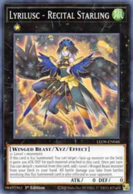 X3 Lyrilusc - Recital Starling LED8-EN046 1st Common NM Yu-Gi-Oh! DNA GAMES