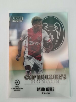 2020-21 Topps Chrome Stadium Club - David Neres Cup Holders Honour - AFC Ajax