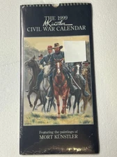 The 1999 Mort Kunstler Cvil War LANG Vertical Wall Calendar New Sealed