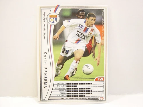 Panini WCCF 2005-06 Karim Benzema 1987 France　No.19 OL Lyonnais #092 Rookie Card