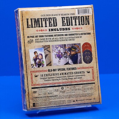 Golden Kamuy Complete Anime Season 1 One Limited Edition Blu-ray