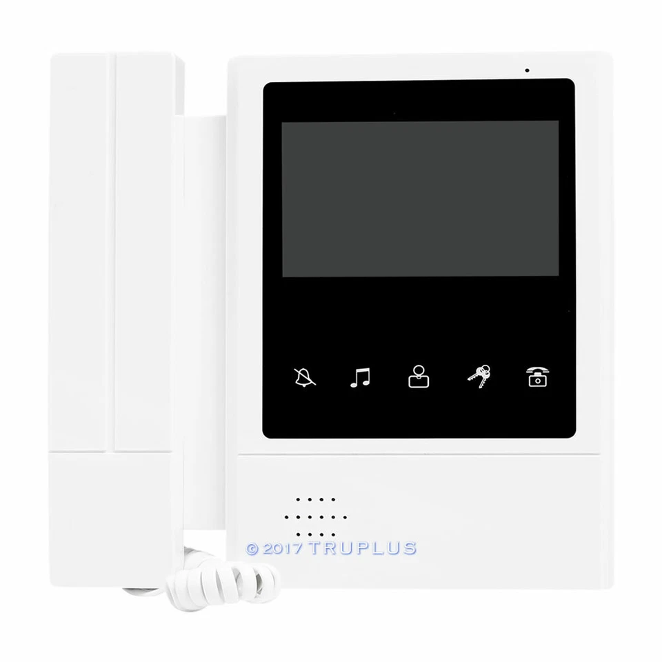 HOMSECUR 4.3'' Video Door Entry Intercom System with 3 Headset Indoor Monitors  - Image 2 of 4