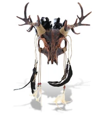 Steampunk - Buck Deer Skull Animal Mask - Copper