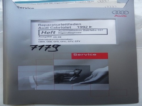 Werkstattbuch Reparaturleitfaden Audi Automatisches Getriebe Eigendiagnose#7179