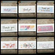 Matching Thank you Stickers labels 100 count match with Polymailers