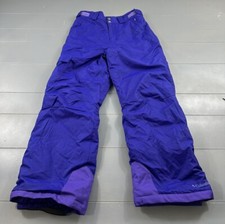 Columbia Bugaboo Omni Heat Tech Purple Ski Snow Pants Youth Size L  I4-16 