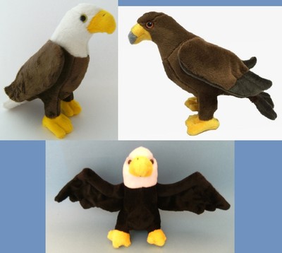 1 Plüschtier Adler Steinadler Kuscheltier Stofftiere Plüschtiere Vogel Vögel