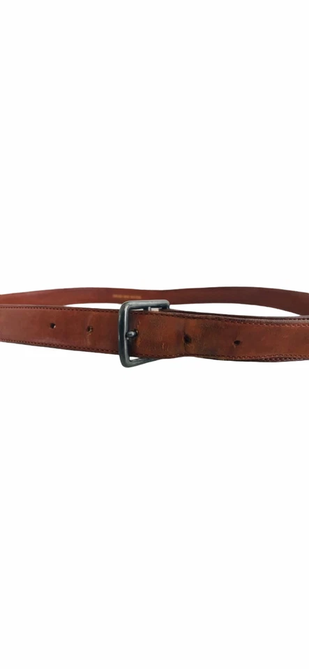 Cinturón de cuero marrón Dries Van Noten talla 90 - Hecho en Italia Foto 2 de 3