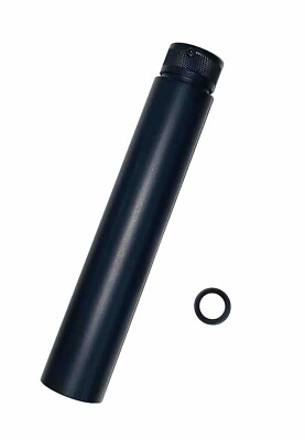 Aluminum Linear Muzzle Brake 1/2X28 TPI Barrel Extension Tube For 9mm ...