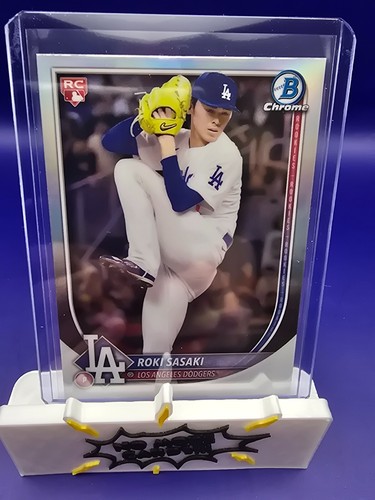 2025 Bowman - Rookie Red RC Variation Roki Sasaki #12 (RC)