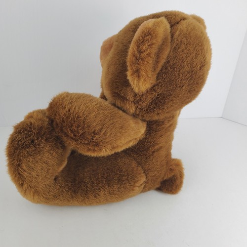 ASI Brown Teddy Bear Plush Large Feet Faux Leather Paws Stuffed Animal 12" - Picture 7 of 9