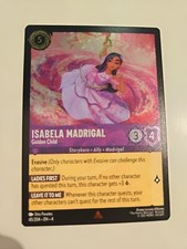 Disney Lorcana Isabela Madrigal - Golden Child 45/204 Cold Foil Ursula's Return