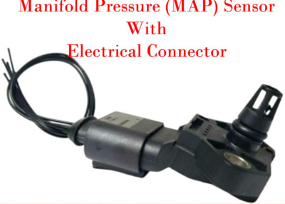 Turbocharger Boost Sensor, MAP Sensor W/Connector Fits Audi Volkswagen 1998-2025