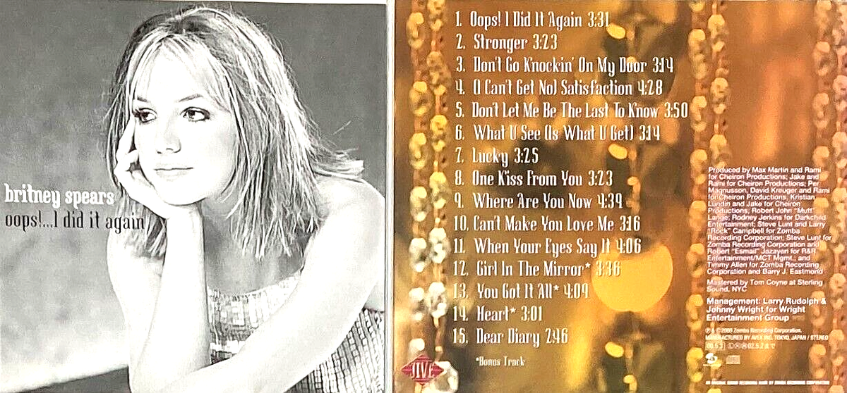 Britney Spears ‎I Did It Again US盤レコード Oops!I Did It Again LP - Britney Spears Official Store