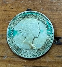 1953 Great Britain 6 Pence Coin