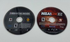 Playstation game lot - PS3 NBA 2K12 - NBA 09 The inside - Disc Only - Tested