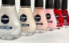 Cutex CARE + COLOR Nail Polish High Impact Color + Breakage Protection  ~U PICK~
