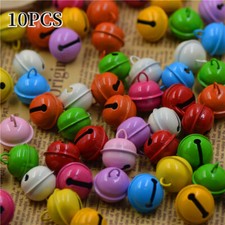 10PCS 22mm Metall Jingle Bells DIY Keychain Haustier Hund Craft Ornament Kunst