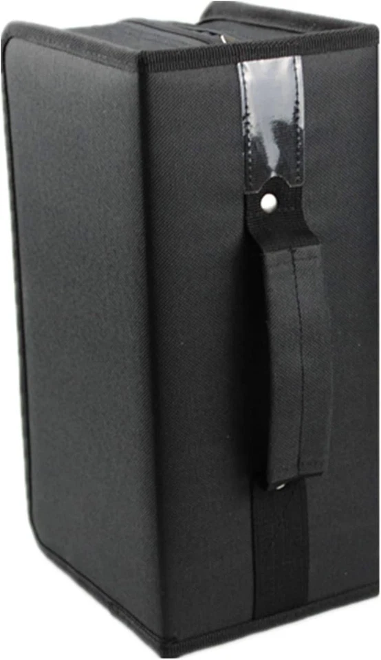 Estuche organizador para CD/DVD fundas tipo billetera carpeta para folletos, almacenamiento capacidad 168 Foto 4 de 4