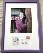 Cesar Romero autographed signed autograph FDC cachet framed Joker 8x10 photo JSA