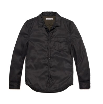 Outerknown Evolution Shirt Jacket, Pitch Black / XL