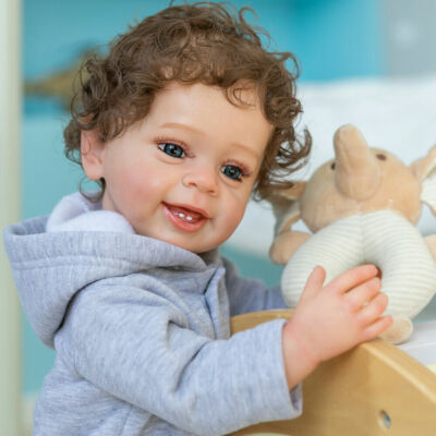 22inch Full Body Vinyl Reborn Baby Dolls Boy Shower Realistic Newborn Toddler