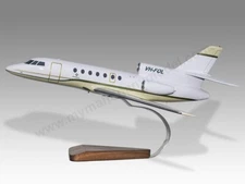 Dassault Falcon 50 Falconair Desk Wood Airplane New Model Large Scale 1/48