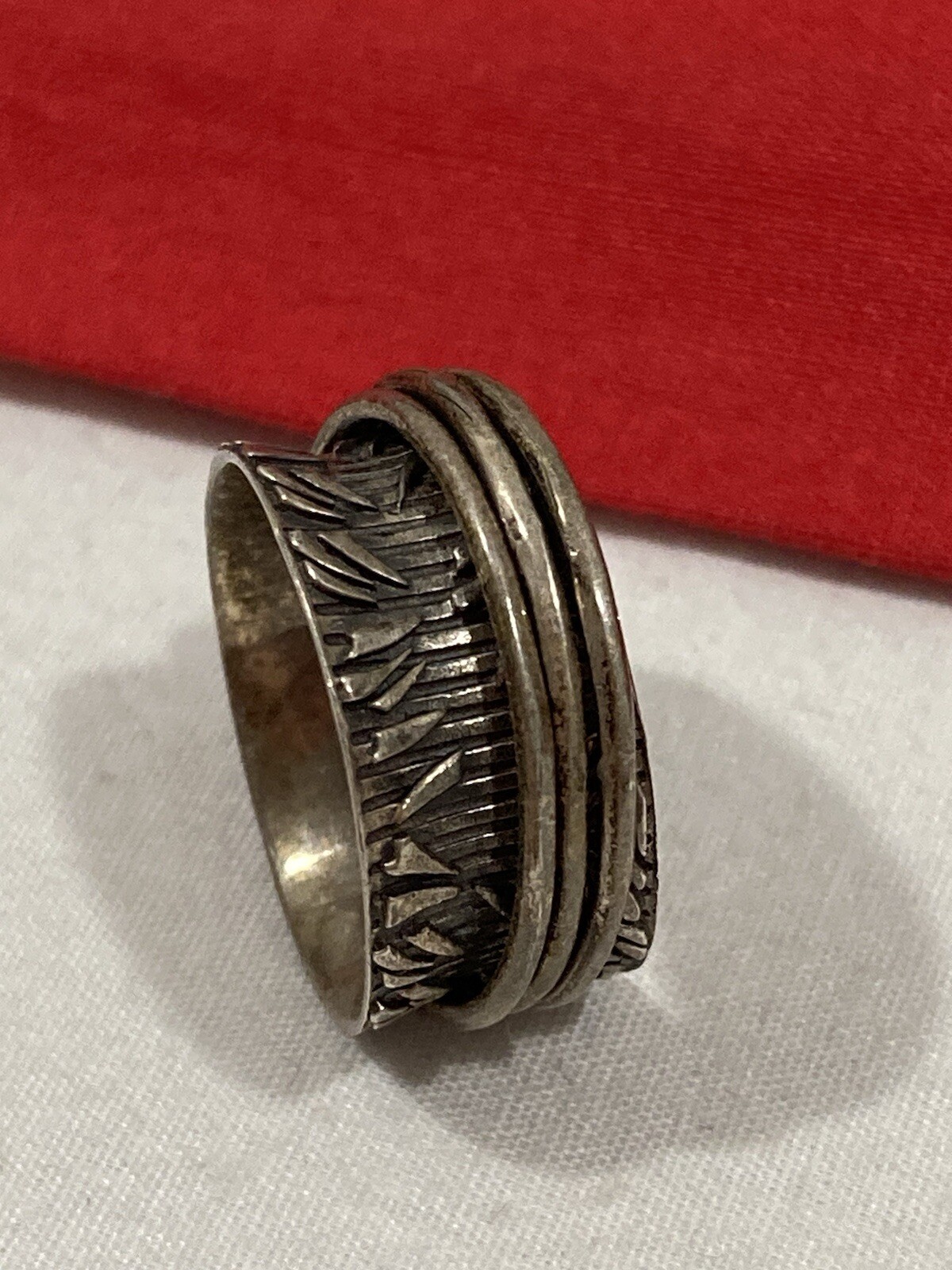 D’Joy Solid Sterling Silver 925 Signed Etched Rai… - image 3