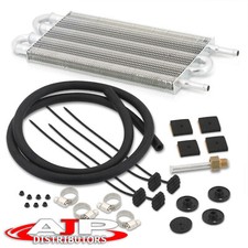 Universal Engine Oil Cooling Transmission Power Steering 4 Row Radiator 8.75